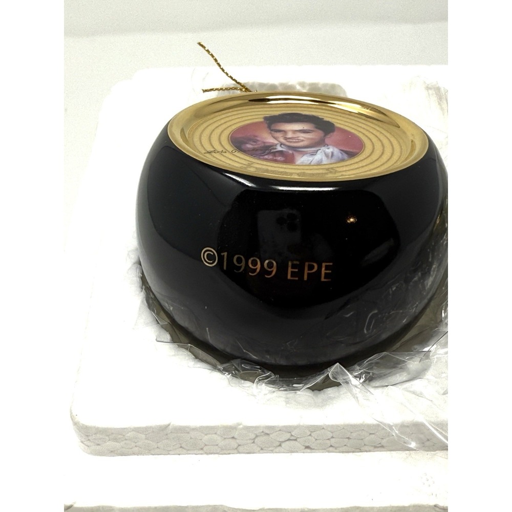 Elvis Presley Bradford Editions 1999 Ornament Hound Dog‎ And Teddy Bear - Picture 4 of 5